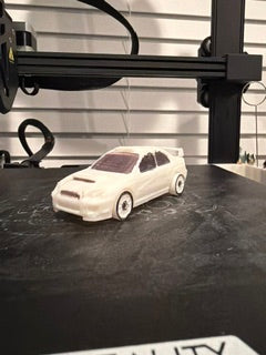 White Subaru Impreza