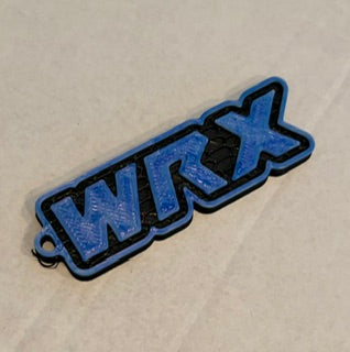 Blue Subaru WRX Keychain